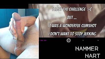 Cock Hero - Jerking Off Challenge No. 1 - Game Lost!!!