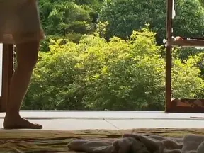 Horny Asian milf with trimmed pussy gets nailed from behind