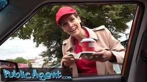 Outdoors smut with heavenly Martin Gun from Public Agent