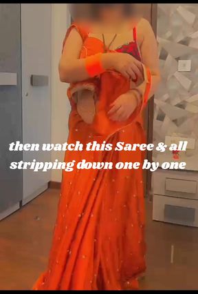 Saree stripping by Desi Hot Milf