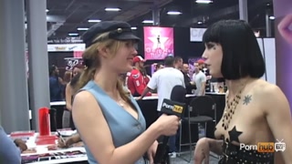 PornhubTV Asphyxia Noir Interview at eXXXotica 2012