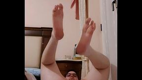 Young gay teddy bear gives birth to a yellow bell pepper