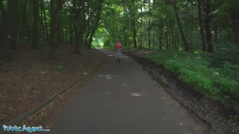 Casey Northman - Casey the Runner Gets a Workout on the Street