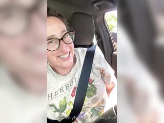 Exhibitionist Mother I'd Like To Fuck at Drive Thru Uses Remote Control Toys and Cums Multiple Times in Public with Lovense Lush