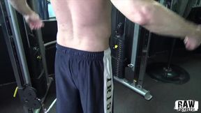 Daddy Jerks Off Dick Solo After Workout