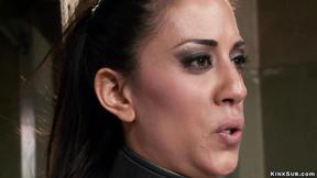 ”Bound in pile driver anal fucked”