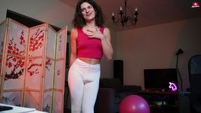 Bulge Walk - Tight Leggings Tease