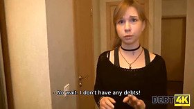 Naive AliceKlay satisfies sexual needs of debt collector with deepthroating and rough sex