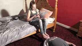 Sophie's Foot Stool Sexy Feet