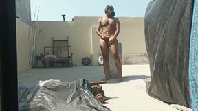 Varun actor's cook nude at work