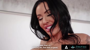 NURU MASSAGE - Best NURU Massage By A Sexy Tattooed Girl Danae Mari With Big Tits