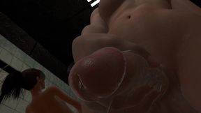 Giantess Futa Jacking Over a Smallish Fairy Chick