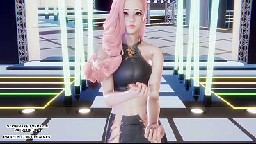 [MMD] TWICE - I CAN'_T STOP ME Seraphine Sexy Kpop Dance League of Legends Hentai Uncensored 4K 60FPS