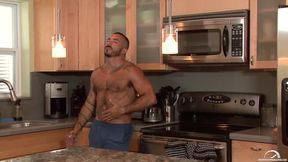 Alessio Romero Shoves Cock Deep, Making Ass Cheeks Clench Tight