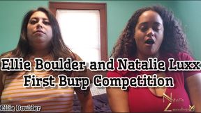 Ellie Boulder and Natalie Luxxurious First Burp Competition