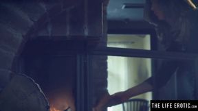 ”Skinny girl Charlotta Phillip moans loudly while rubbing herself”