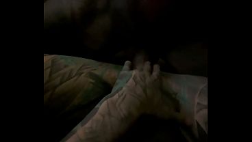 Dark Room Creampie Tattooed Couple Goes Wild