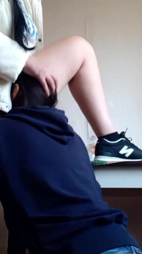 I Got Fucked and Cum in My Mouth by a Stranger Biker Girl