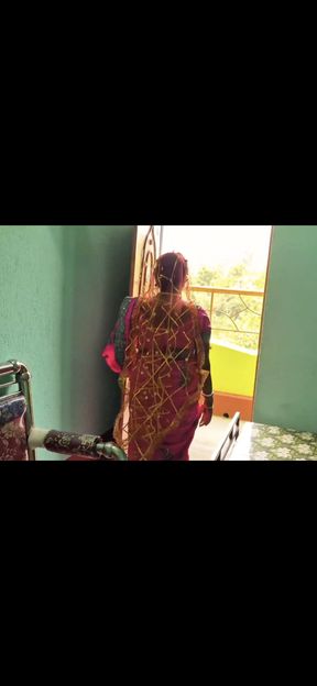 Deor and bhabhi first night ,when I return from bathroom