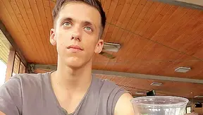 Slender Czech Twink Gags on Giant Cock, Gets Loaded Outside – Wild Bareback Fun 18+