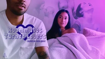 Roommates Avery Black and Oliver Davis fuck hard with deep throat and pussy licking