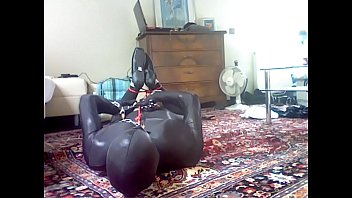 self bondage in zentai