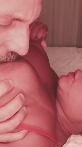 Old Man Gets a Facefuck and Then Fucks the Delicious BBW's Giant Ass