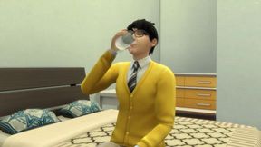 Korean Stepmom's Bedroom Surprise: An Intimate Encounter with Her Stepson's Passionate Touch