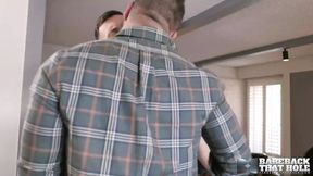 BAREBACKTHATHOLE Gay Damien Kilaue And Josh Stone Raw Fuck