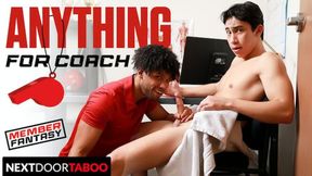 NextDoorTaboo - College Hunk Caught Jerking By BBC Coach &amp; Railed