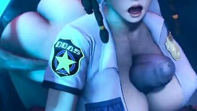 Chun Li and Lei Fang get their big tits and ass stuffed in a hot MILF cartoon porn video