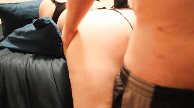 My Fiance bends me over the bed pounds my pussy like the whore I am