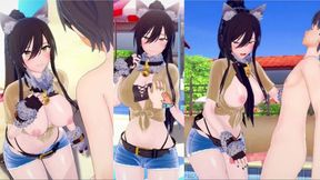 【エロゲーコイカツ！】アイドルマスター 白瀬咲耶3DCG巨乳アニメ動画[Hentai Game Koikatsu!sunshine Idol Master Sakuya Shirase]