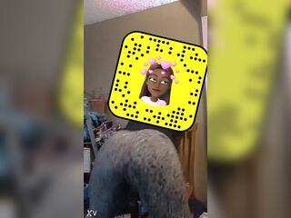 Black overweight butt