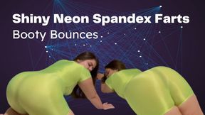 Shiny Neon Spandex Farts and Booty Bounces