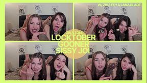 ziva fey - locktober gooner sissy joi with lana blade