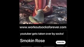 Youtuber Gets Taken Over By Socks- Starring Smokin Rose