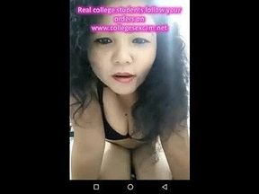 Bengali girl live fun