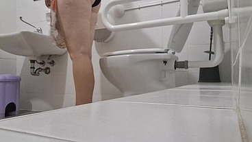 Great collection of pee in public toilet
