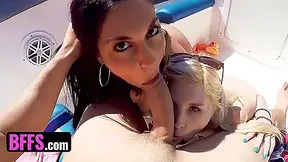 Boat Party Of Teen 18+ Besties Leads To Hardcore Pounding With Massive Cock