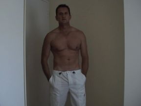 I Strip, Pose, Show off My Hot Ass and Then Jerk off My Big Cock.