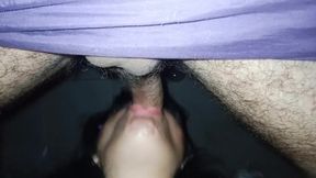 Mature amateur couple having real sex until they cum on face, chudai