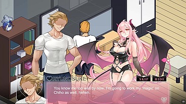 NTR aholic [Hentai game PornPlay] Ep.1 the landlord is teasing that horny wife while she is cooking