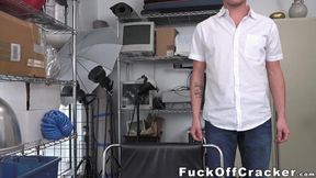 Young straighty ass slammed at the BBC office