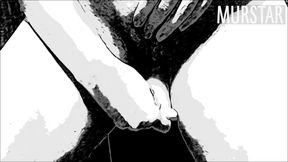 Cartoon  girl with dildo in shower...