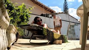 esposa fodendo com o piscineiro! parte 02 close da mamada e foda por tras!!