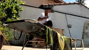 esposa fodendo com o piscineiro! parte 02 close da mamada e foda por tras!!