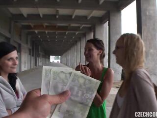Czech bitches got cash to screw a rnadom stranger and make him groan from enjoyment