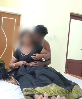 Sunitha&#039;s Sensual Saree Tease - Intimate Foreplay (Part 1)