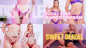 PUSSY DENIAL MIND FUCK COLLECTION- Pussy Free Loser Porn Humiliation Bundle
